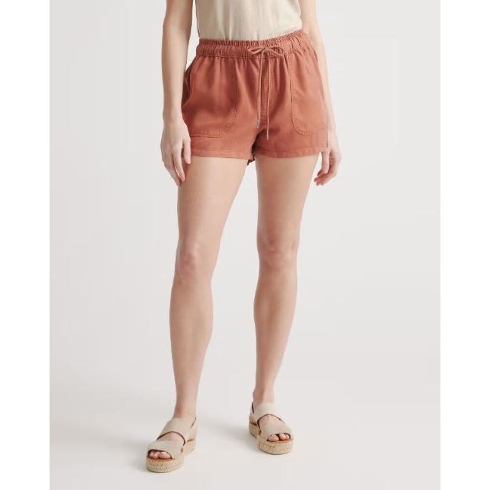 Quince Women's Rust Shorts